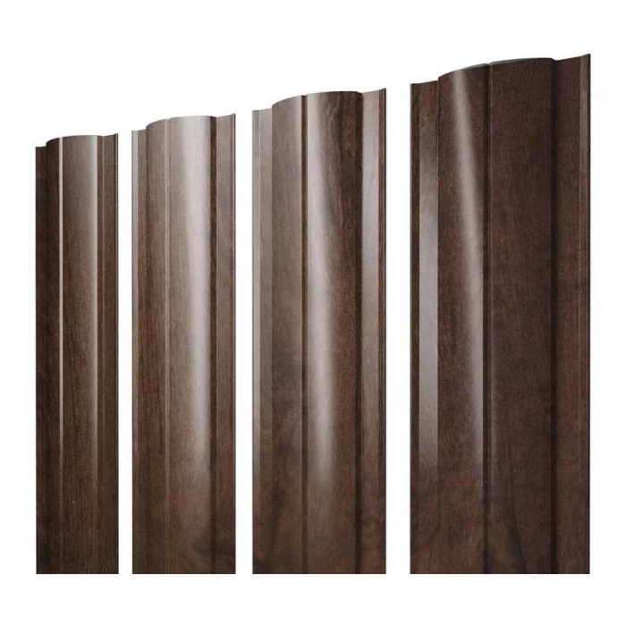 Штакетник Круглый Grand Line 0,45 Print-double Elite Antique Wood Antique Wood