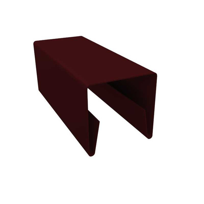 Планка П-образная для штакетника Grand Line 0,5 Полиэстер - double RAL 3005 Красное Вино