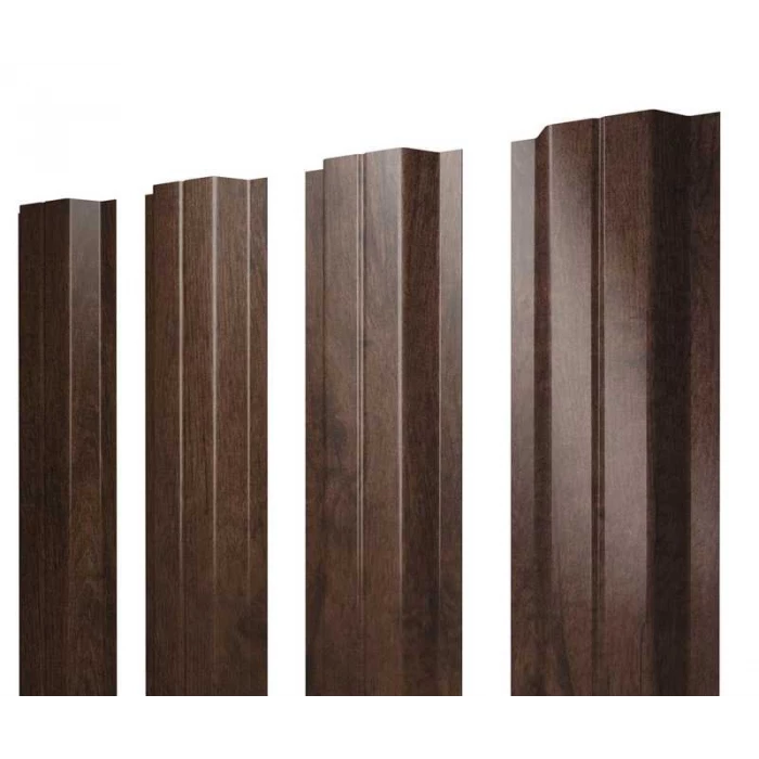 Штакетник П-образный В Grand Line 0,45 Print Elite Antique Wood Antique Wood