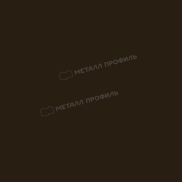 Штакетник Металл Профиль ELLIPSE-T 0,45 Полиэстер RR 32 Темно-коричневый фото 2