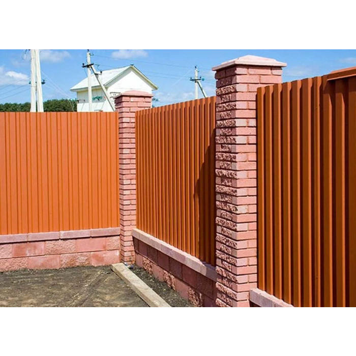 Профлист Металл Профиль МП20 0.5 VikingMP® E RAL 8004 Коричневая медь B фото 8