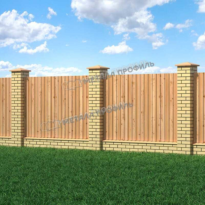 Профлист Металл Профиль МП20 0.5 ECOSTEEL® текстурированный Кедр B фото 3
