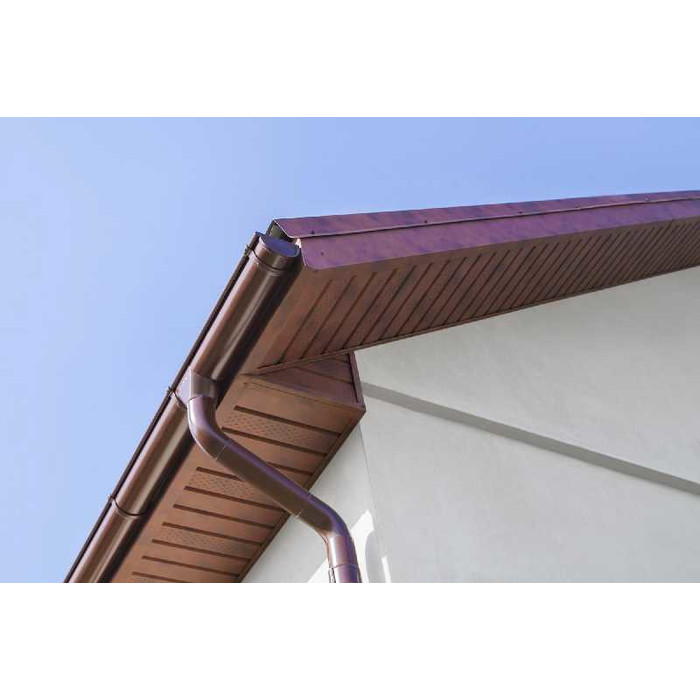 Софит металлический центральная перфорация 0,5 Satin с пленкой RAL 7004 сигнальный серый фото 11