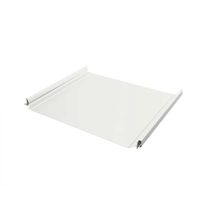 Фальцевая кровля Кликфальц Pro Grand Line 0,5 Satin RAL 9003 Сигнальный Белый