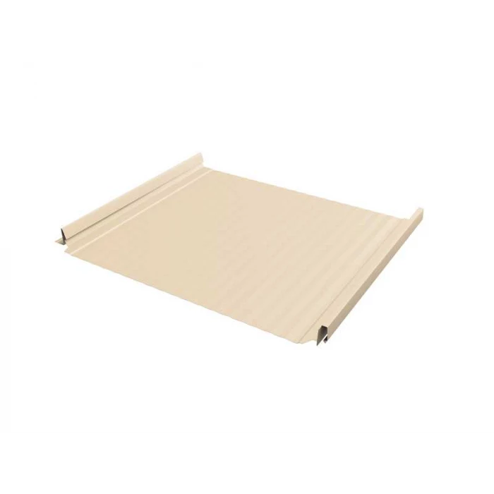 Фальцевая кровля Кликфальц Pro Gofr Grand Line 0,5 Satin RAL 1015 Светлая Слоновая Кость