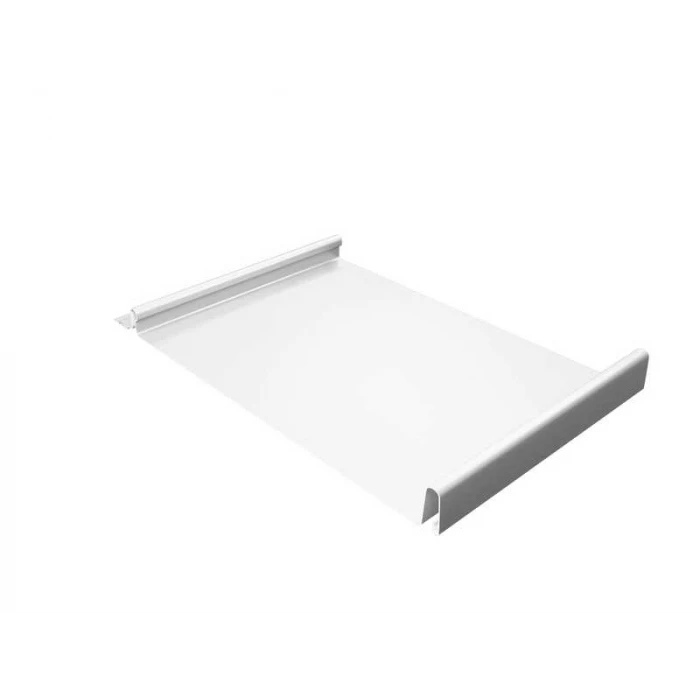 Фальцевая кровля Кликфальц Grand Line 0,5 Satin RAL 9003 Сигнальный Белый