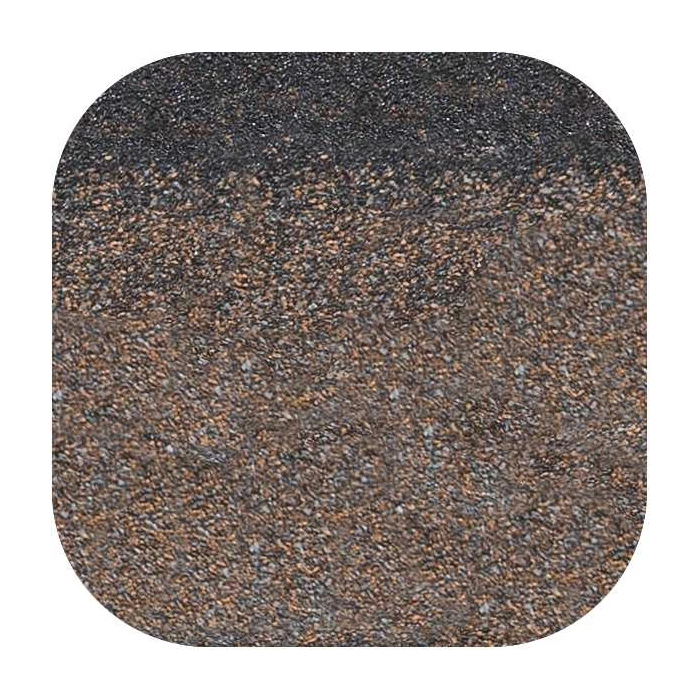 Коньково-карнизная черепица Katepal Rocky / Jazzy Коричневый 3 м2