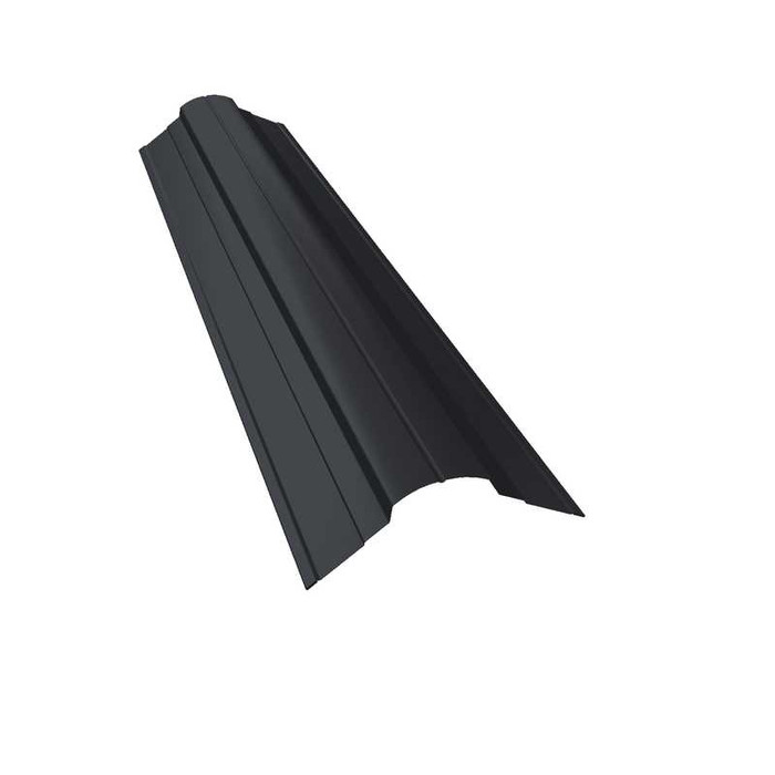 Планка конька фигурного 70x70 0,5 Satin Мatt RAL 7024 мокрый асфальт