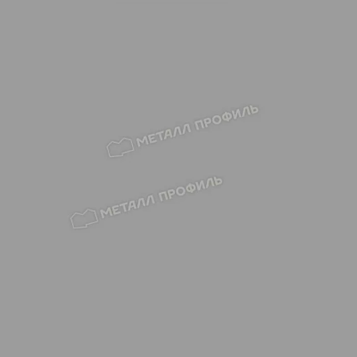 Планка конька плоского простая 145х145х2000 (ПЭ-01-9006-0.45)