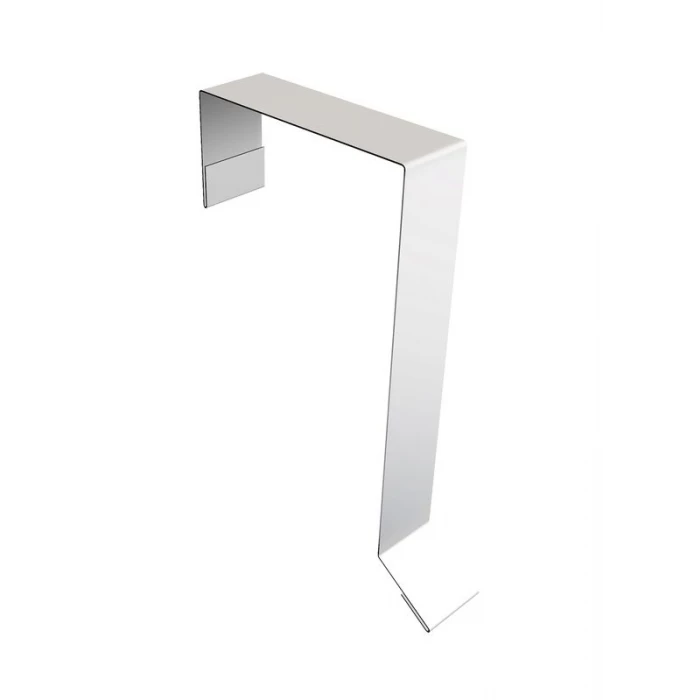 Планка торцевая фальц Grand Line 65х97 0,5 Velur с пленкой RAL 9003 сигнальный белый