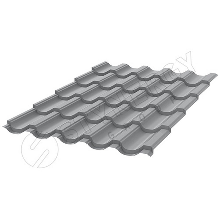 Металлочерепица Stynergy Garda CORUNDUM50 (0.5) RAL 7004