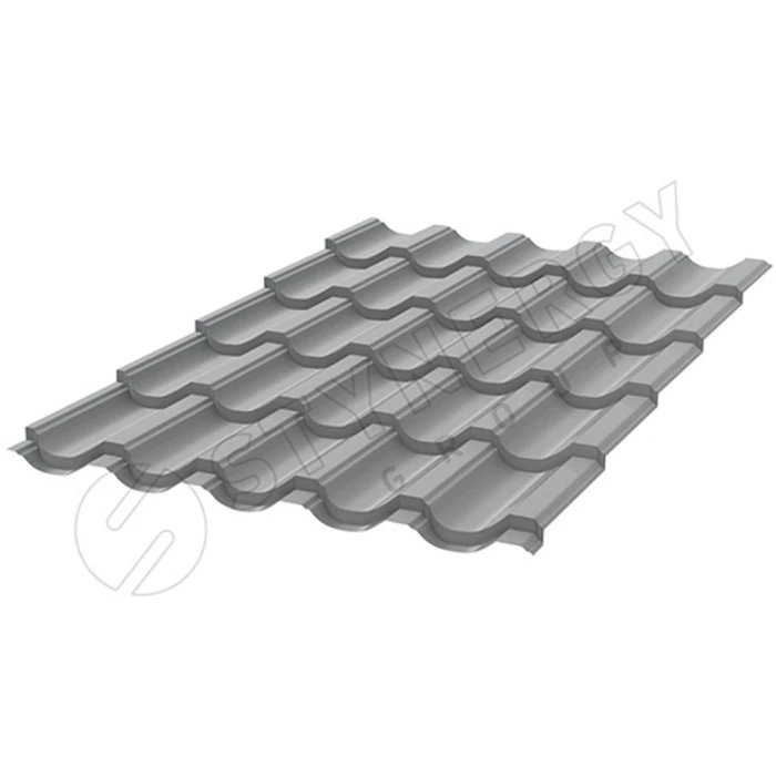 Металлочерепица Stynergy Garda CORUNDUM50 (0.5) RAL 7004