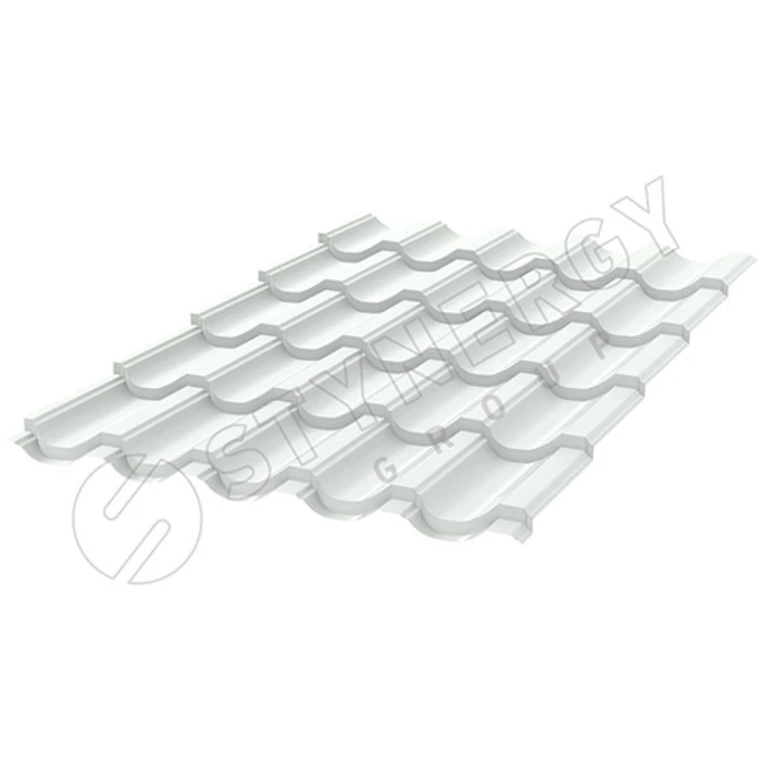 Металлочерепица Stynergy Garda CORUNDUM50 (0.5) RAL 9003